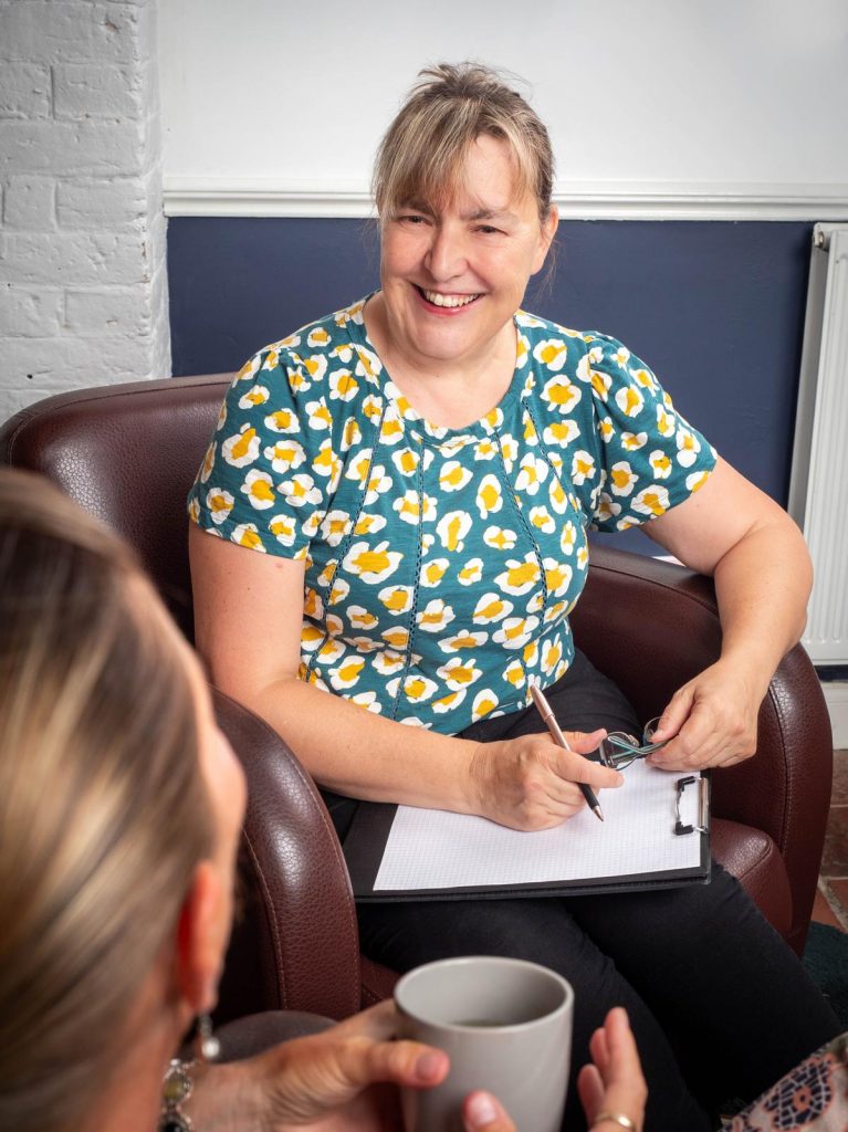 Julie selling kitchens with Nest Interiors Shropshire